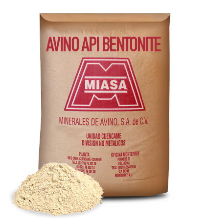 Miasa Avino Proveedores de Bentonita México