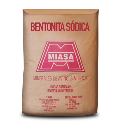 Miasa Avino Proveedores de Bentonita México